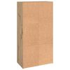 vidaXL Kantoorkast met plank Oudhout 60 x 32 x 115 cm Bewerkt hout