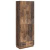 vidaXL Kastenset 2 pcs Oud hout Bewerkt hout