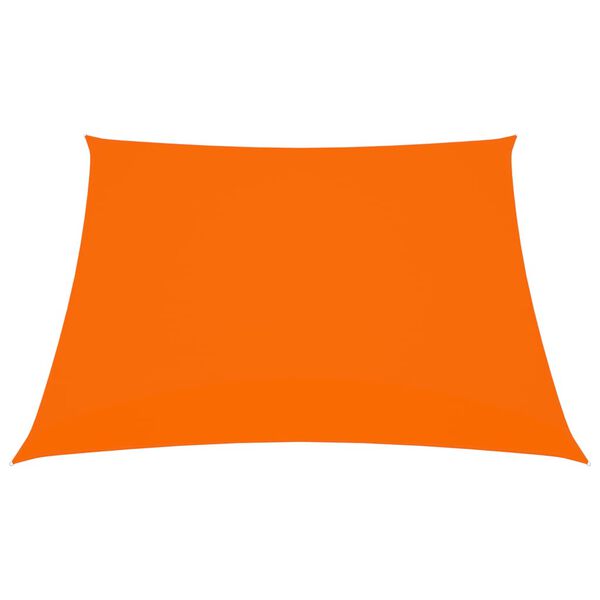 vidaXL Zonnescherm vierkant 5x5 m oxford stof oranje