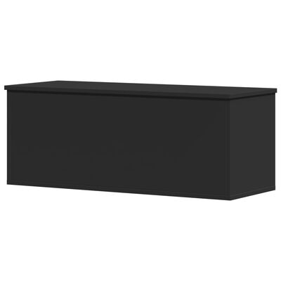 vidaXL Opbergbox 90x35x35 cm bewerkt hout zwart