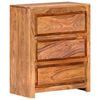 vidaXL Ladekast 60x33x75 cm massief hout