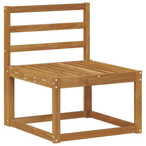 vidaXL Buiten bankenset met kussen 8 pcs Natuurlijk en Beige