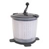 Bo-Camp Wasmachine met centrifuge 33x33x46 cm donkergrijs