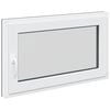 vidaXL Kelderraam RISOR 100 x 70 cm PVC en glas Antracietkleurig