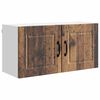 vidaXL Wandkast PORTO Oud hout 80 x 31 x 40 cm Bewerkt hout