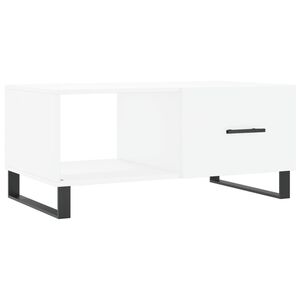 vidaXL Salontafel 90x50x40 cm bewerkt hout wit