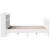 vidaXL Bedframe zonder matras massief grenenhout wit 140x200 cm