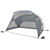 vidaXL Strandtent 274x178x170/148 cm 185T polyester grijs