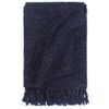 vidaXL Plaid 220x250 cm lurex marineblauw