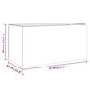 vidaXL Plantenbak 62x30x29 cm staal antracietkleurig