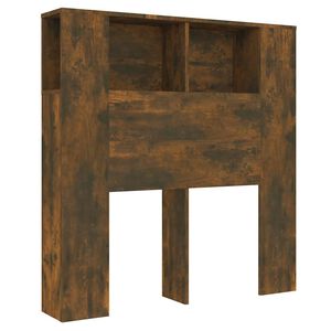 vidaXL Hoofdbordkast 100x18,5x102,5 cm gerookt eikenkleurig