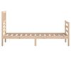 vidaXL Bedframe massief hout 90x190 cm