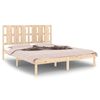 vidaXL Bedframe massief hout 150x200 cm