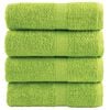 vidaXL Gastendoekjes SOLUND 4 st 600 g/m&sup2; 30x50 cm appelgroen
