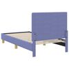 vidaXL Bedframe voor kinderen met hoofdbord Jeans Blauw 80 x 160 cm
