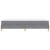 vidaXL Boxspringbed met matras Lichtgrijs 90 x 190 cm Stof