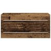 vidaXL Badkamertenk te kast met lade 2 pcs Oud Hout 100 x 38,5 x 48 cm