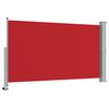 vidaXL Tuinscherm uittrekbaar 140x300 cm rood