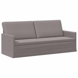 vidaXL 3-zits bank Taupe 190 x 81 x 82 cm Stof