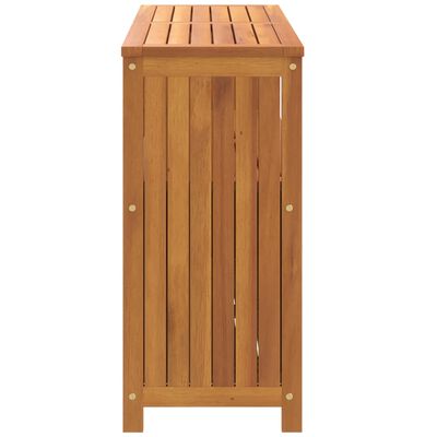 vidaXL Tuinwandtafel 110x35x75 cm massief acaciahout