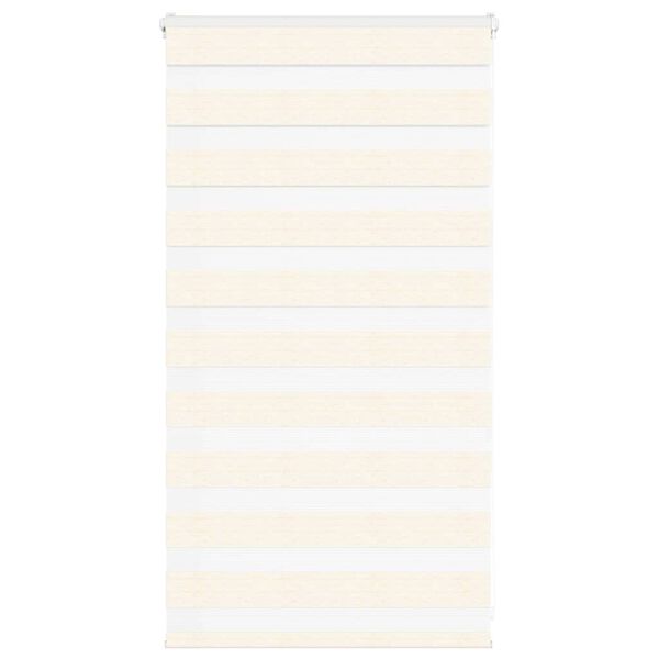 vidaXL Zebra rolgordijn 75x100 cm stofbreedte 70,9 cm marmerbeige