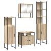 vidaXL Badkamermeubelset 4 st Sonoma Eiken 33 x 33 x 185,5 cm
