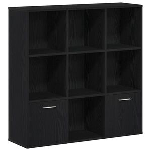 vidaXL Boekenkast 98x29x97,5 cm bewerkt hout zwart eikenkleur