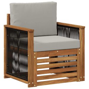 vidaXL Buiten Midden Sofa Naturel