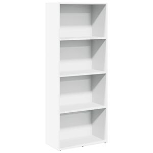 vidaXL Boekenkast 60x30x152 cm bewerkt hout wit