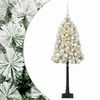 vidaXL Kunstkerstboom met scharnierende takken en kerstballen 120 cm