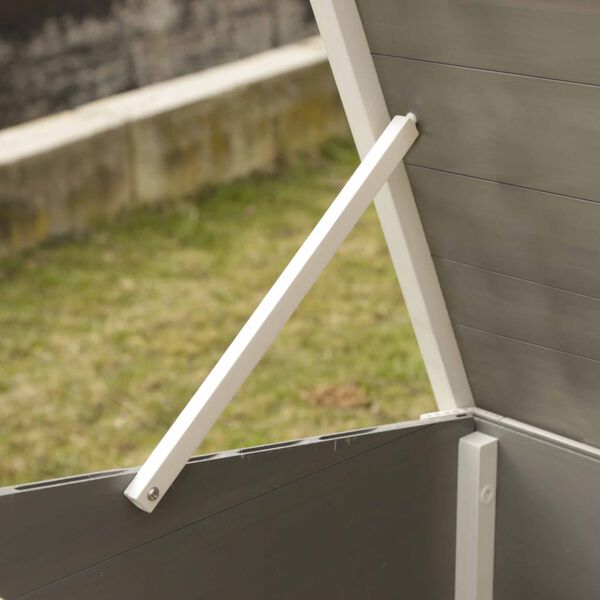 Kerbl ECO Kippenhok Barney 137x73x83 cm kunststof grijs en wit