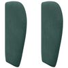 vidaXL Hoofdbord oor Groen 40 x 23 x 6 cm Fluweel