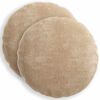 vidaXL Kussensloop 2 st HEERLEN Taupe Dia. 40 cm Chenille Stof