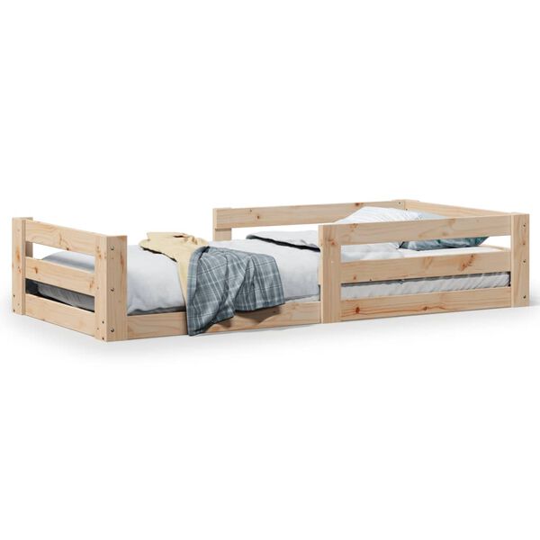 vidaXL Bedframe zonder matras massief grenenhout 90x200 cm