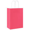 vidaXL Papieren zakken 50 st met hengsels 15x8x21 cm roze