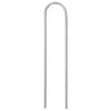 vidaXL Grondharingen 25 st U-vormig 15x3,5 cm gegalvaniseerd staal