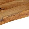 vidaXL Tafelblad met natuurlijke rand 160x30x2,5 cm massief mangohout