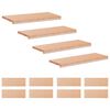 vidaXL Trapmatten 12 st Naturel 70 x 25 x 2 cm Massief beukenhout