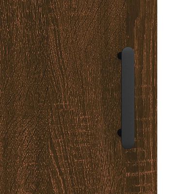 vidaXL Bureau 140x50x75 cm bewerkt hout bruin eikenkleur