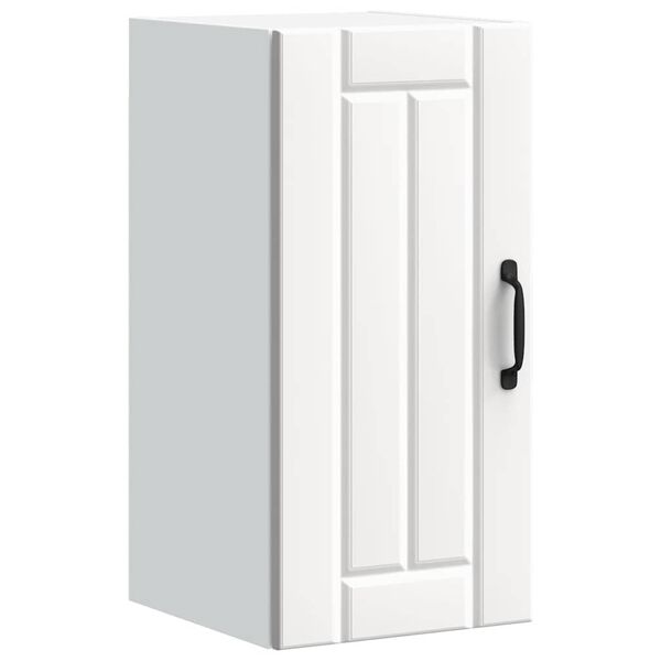 vidaXL Keukenbovenkast Lucca bewerkt hout wit