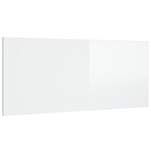 vidaXL Hoofdbord 200x1,5x80 cm bewerkt hout hoogglans wit