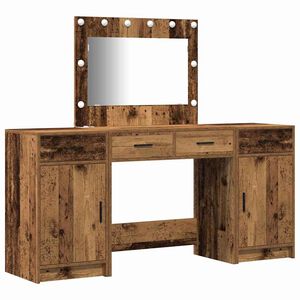 vidaXL Plafondtafel 3 st Bruin 78,5 x 41 x 135 cm Bewerkt hout