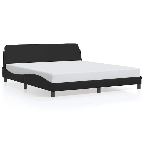 vidaXL Bedframe "Dover" kunstleer zwart 180x200 cm
