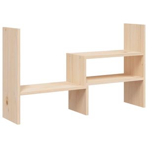 vidaXL Monitorstandaard (39-72)x17x43 cm massief grenenhout