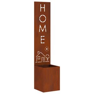 vidaXL Tuin Privacy Screen Roestig 32 x 32 x 150 cm Cortenstaal