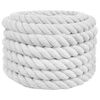 vidaXL Katoenen Touw 30 mm 10 m Wit 100% Katoen