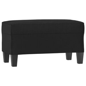 vidaXL Bankje 70x35x41 cm kunstleer zwart