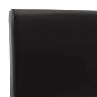 vidaXL Bedframe kunstleer zwart 180x200 cm