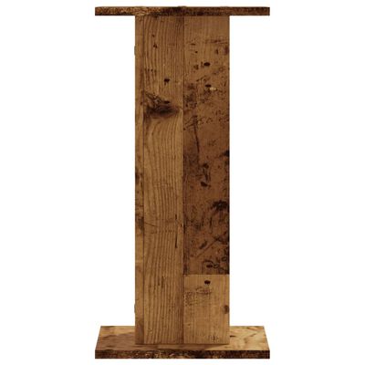 vidaXL Speakerstandaards 2 st 30x30x60 cm bewerkt hout oud houtkleurig