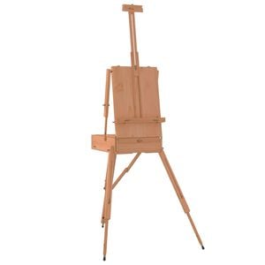 vidaXL Schildersezel 81x121x173 cm massief beukenhout
